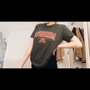 Size large university of Minnesota tee